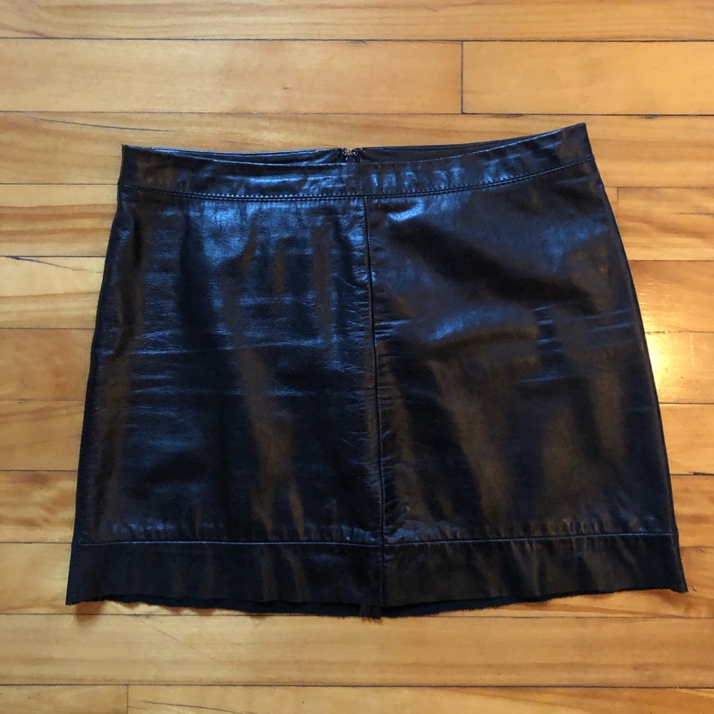 GAP leather mini skirt